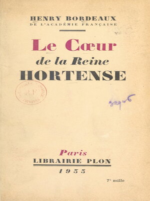 cover image of Le cœur de la reine Hortense